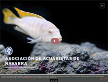 Tablet Screenshot of acuaristasdenavarra.com